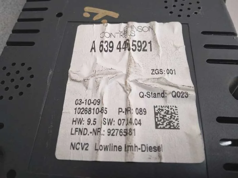 Cuadro Instrumentos para Mercedes-Benz Vito Caja Cerrada 6.03 ->