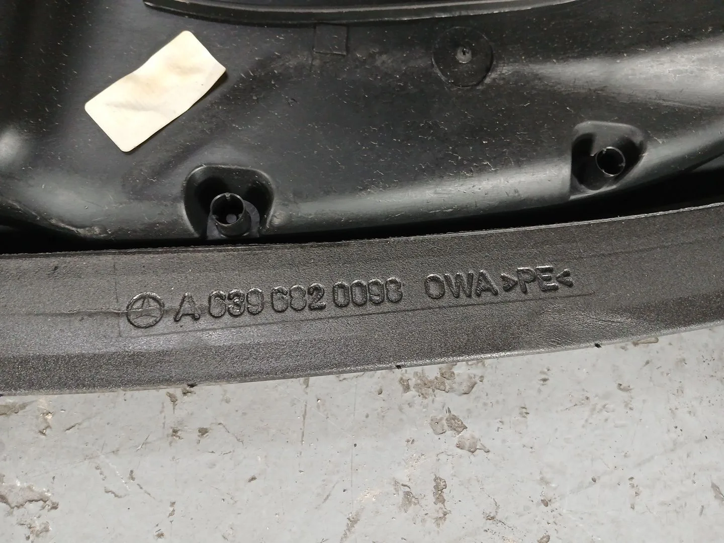 Salpicadero para Mercedes-Benz Vito Caja Cerrada 6.03 ->