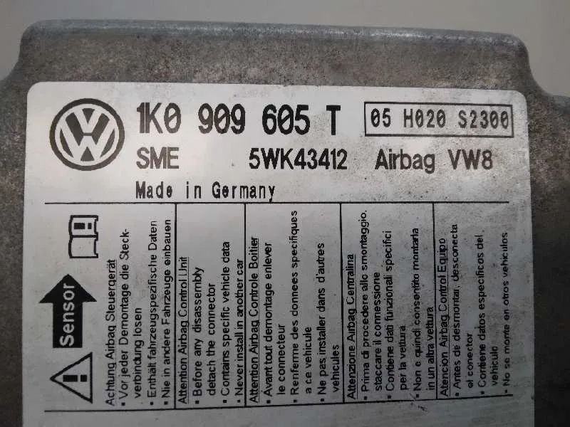 Kit Airbag para Skoda Octavia Berlina (1Z3)