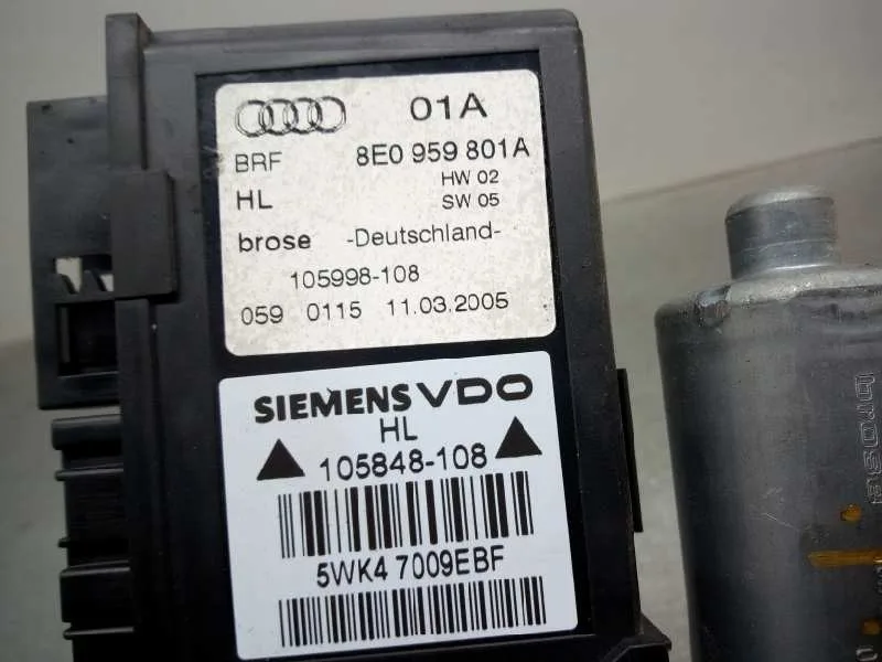 Motor Elevalunas Trasero Izquierdo para Audi A4 Avant (8E)