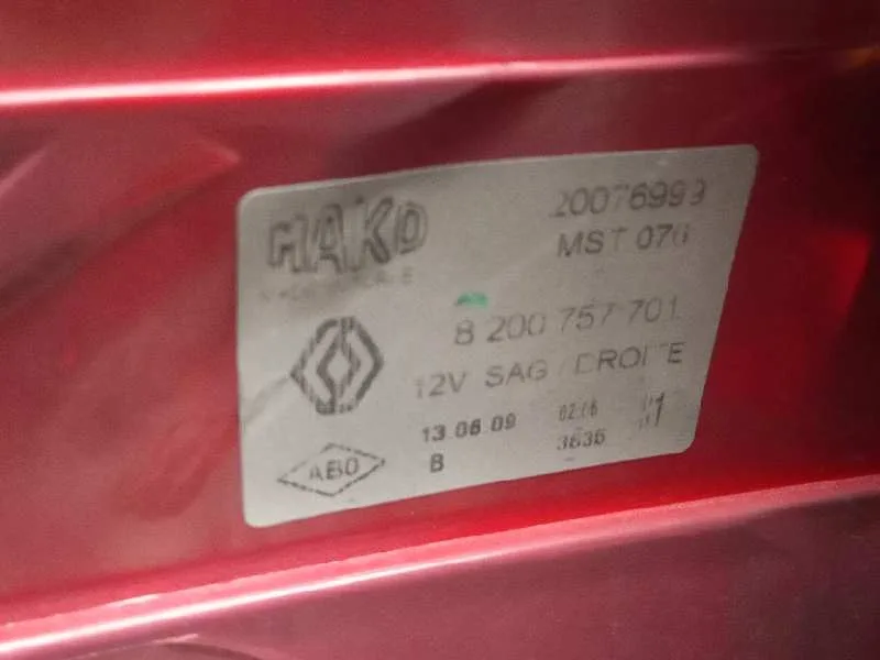 Piloto Trasero Derecho para Renault Megane Ii Classic Berlina