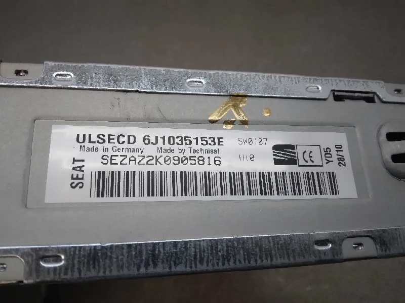 Sistema Audio / Radio Cd para Seat Ibiza St (6J8)