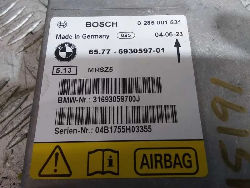 Centralita Airbag para Bmw Serie 1 Berlina (E81/E87)