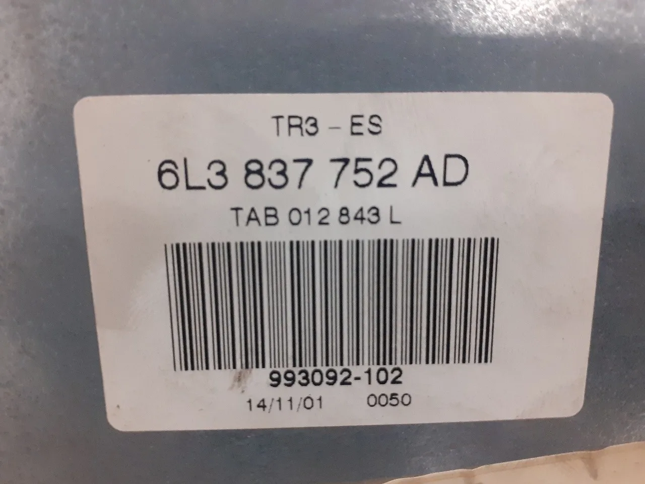 Elevalunas Delantero Derecho para Seat Ibiza (6L1)