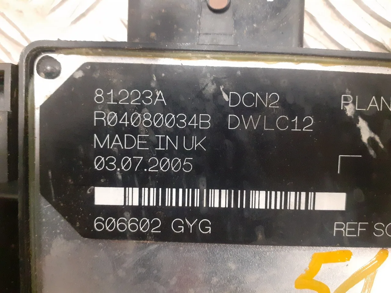 Centralita Motor Uce para Peugeot Partner (S2)