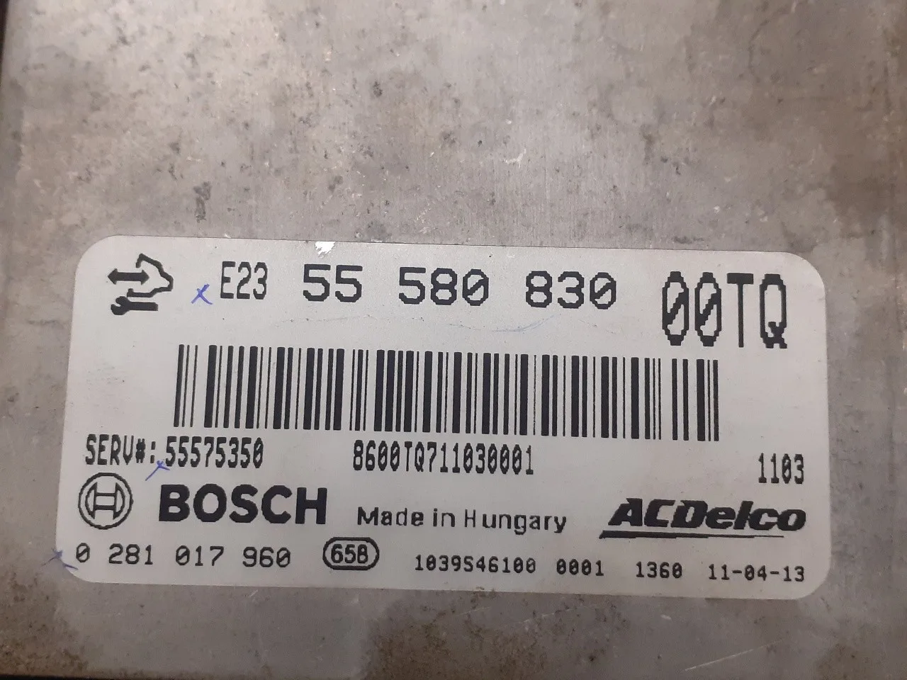 Centralita Motor Uce para Opel Corsa D