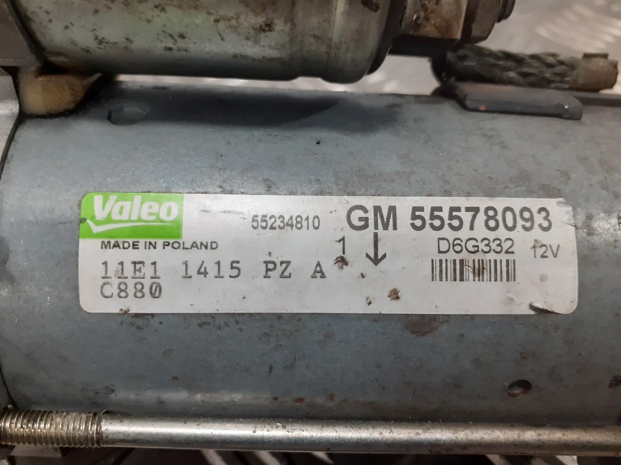 Motor Arranque para Opel Corsa D