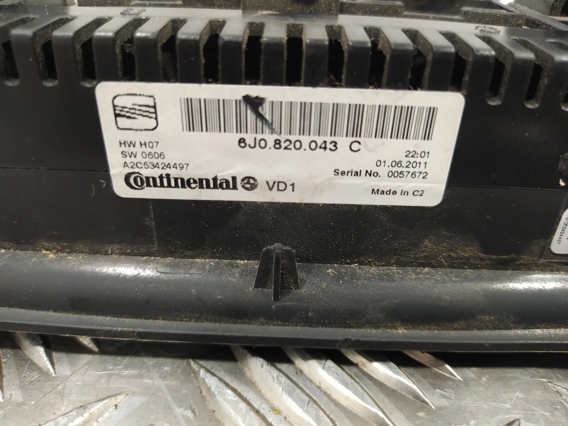 Mando Calefaccion / Aire Acondicionado para Seat Ibiza Sc (6J1)