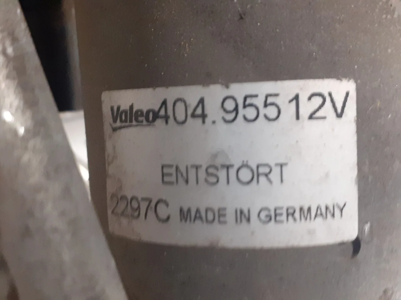 Motor Limpia Delantero para Mercedes-Benz Sprinterii Caja Cerrada (Desde 01.06)