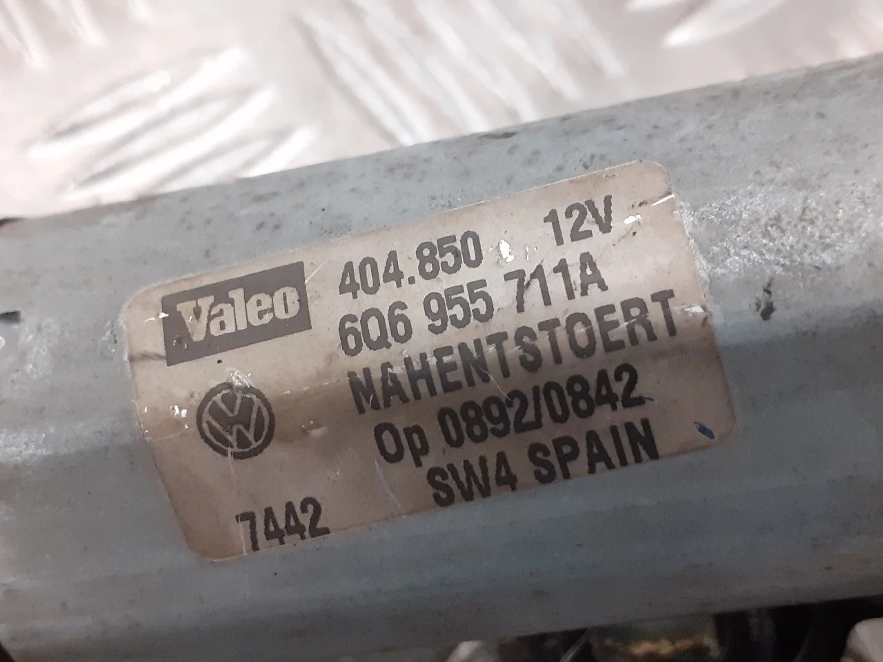 Motor Limpia Trasero para Volkswagen Polo (9N1)
