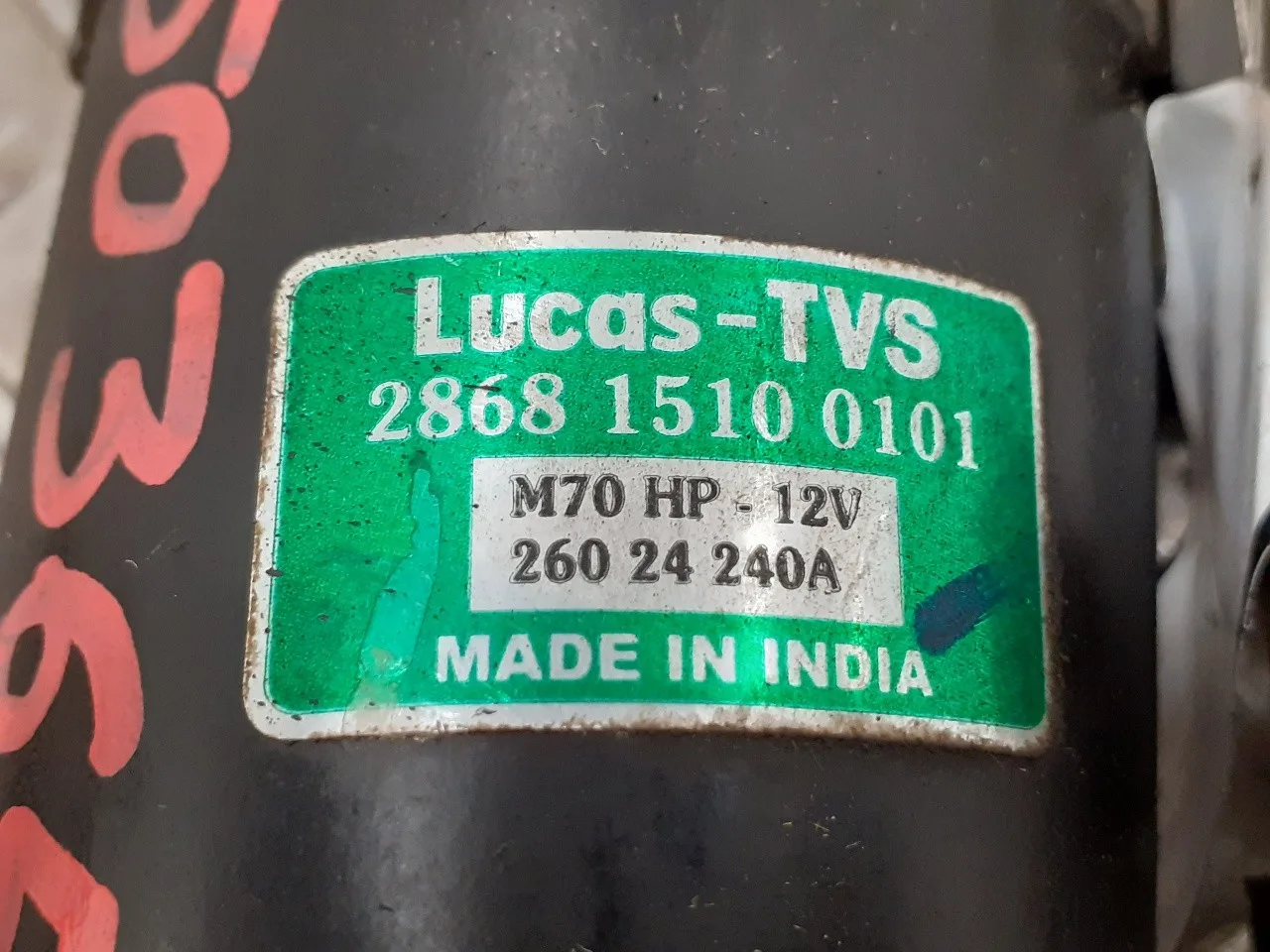 Motor Arranque para Tata Indica