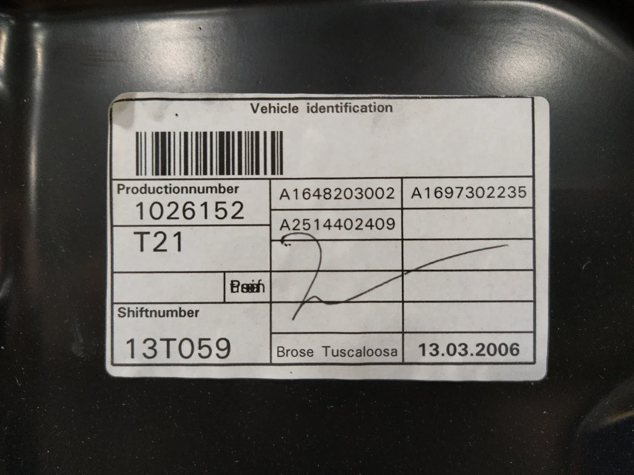 Elevalunas Trasero Derecho para Mercedes-Benz Clase R (W251)