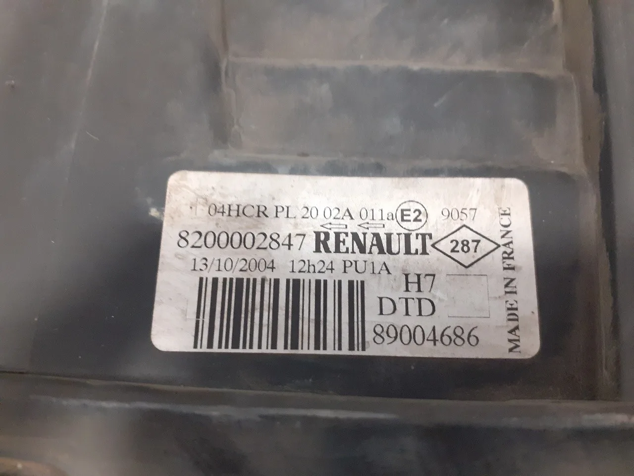 Faro Derecho para Renault Laguna Ii (Bg0)