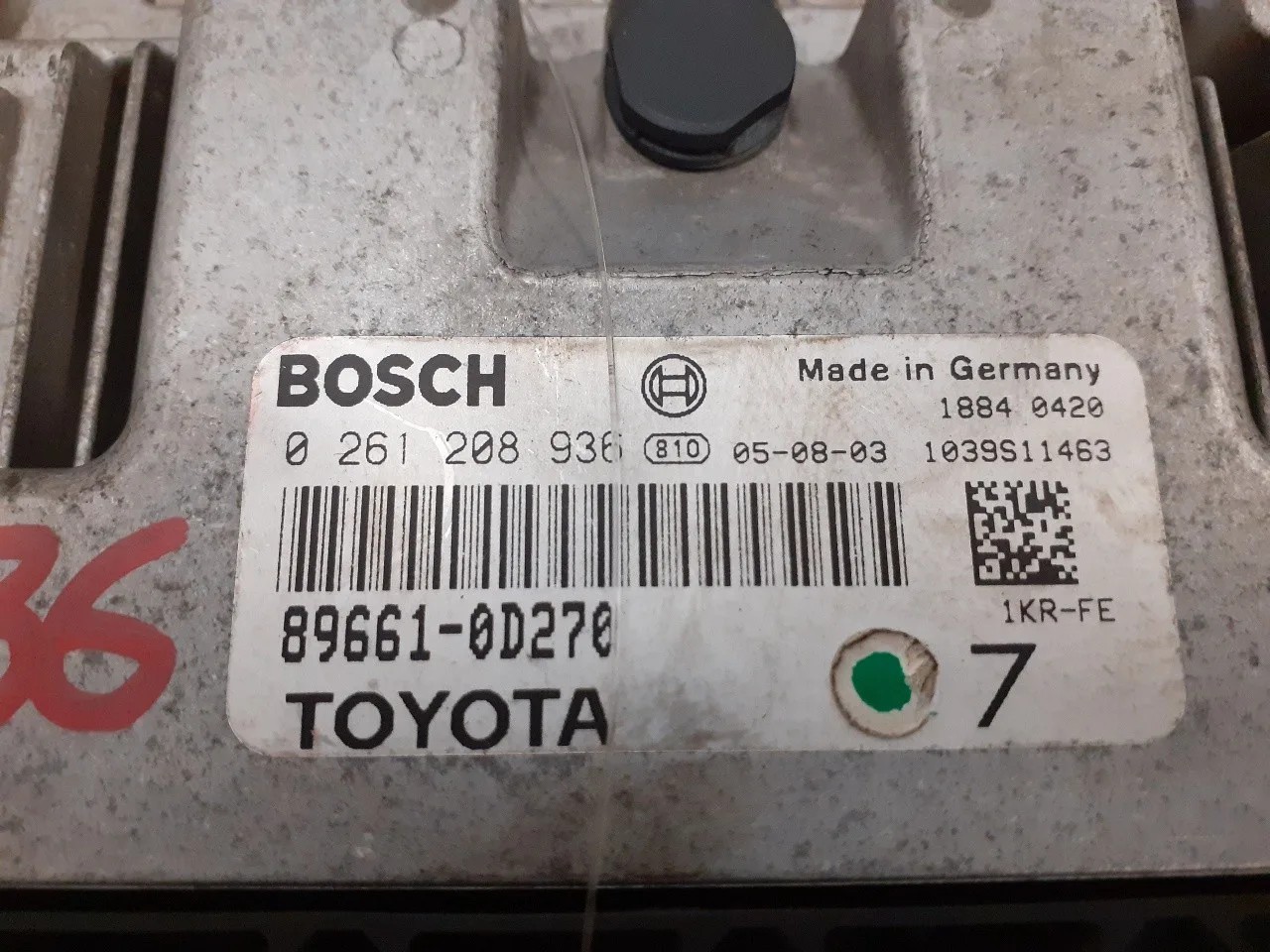 Centralita Motor Uce para Toyota Yaris (Ksp9/Scp9/Nlp9)
