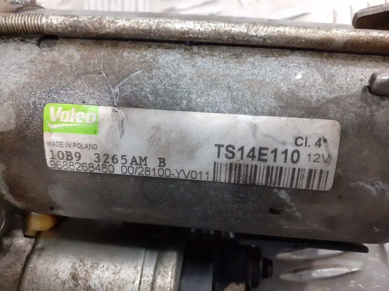 Motor Arranque para Citroën C4 Cactus