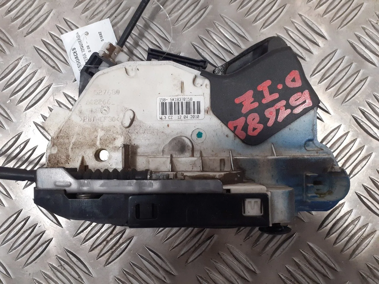 Cerradura Puerta Delantera Izquierda para Volkswagen Polo (6R1)
