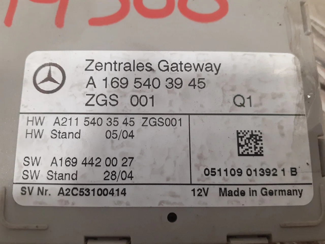 Modulo Electronico para Mercedes-Benz Clase A (W169)