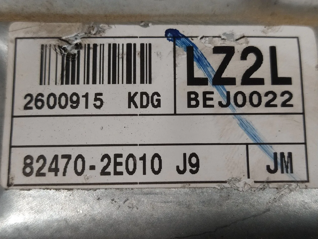 Elevalunas Delantero Izquierdo para Hyundai Tucson (Jm)