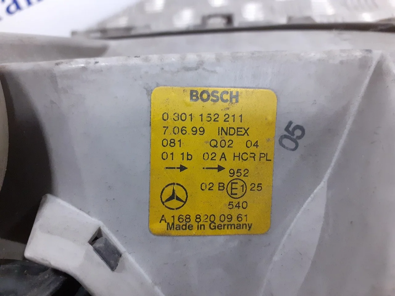 Faro Izquierdo para Mercedes-Benz Clase A (W168)
