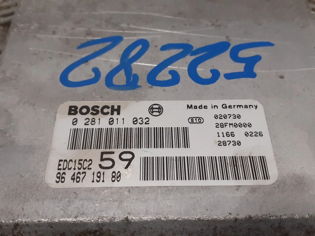 Centralita Motor Uce para Peugeot 807