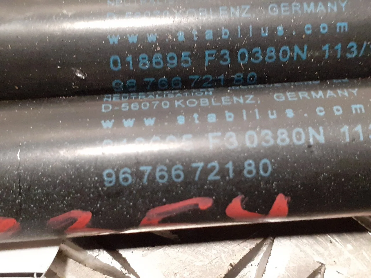 Amortiguadores Maletero / Porton para Citroën Ds4