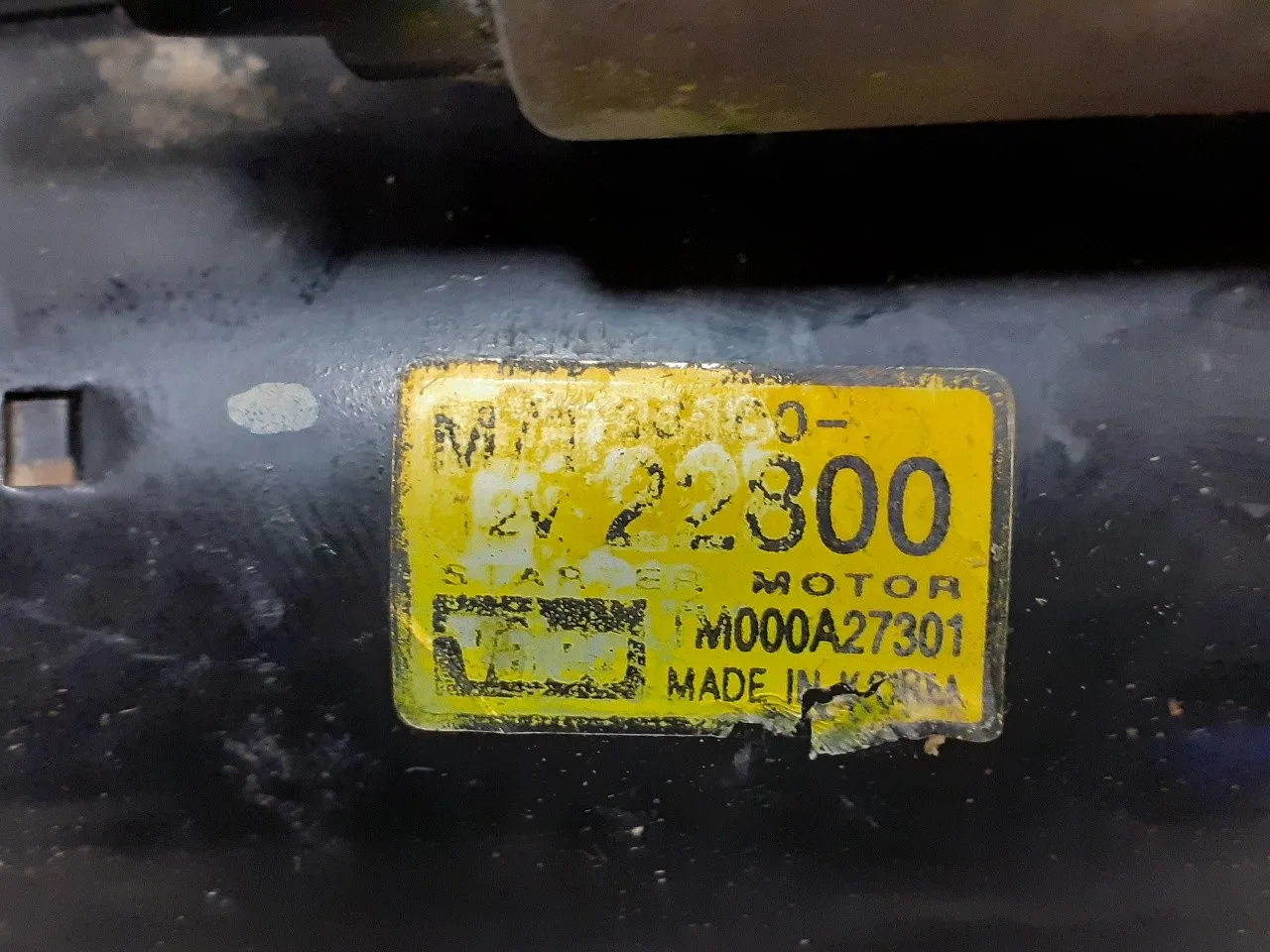 Motor Arranque para Hyundai Matrix (Fc)