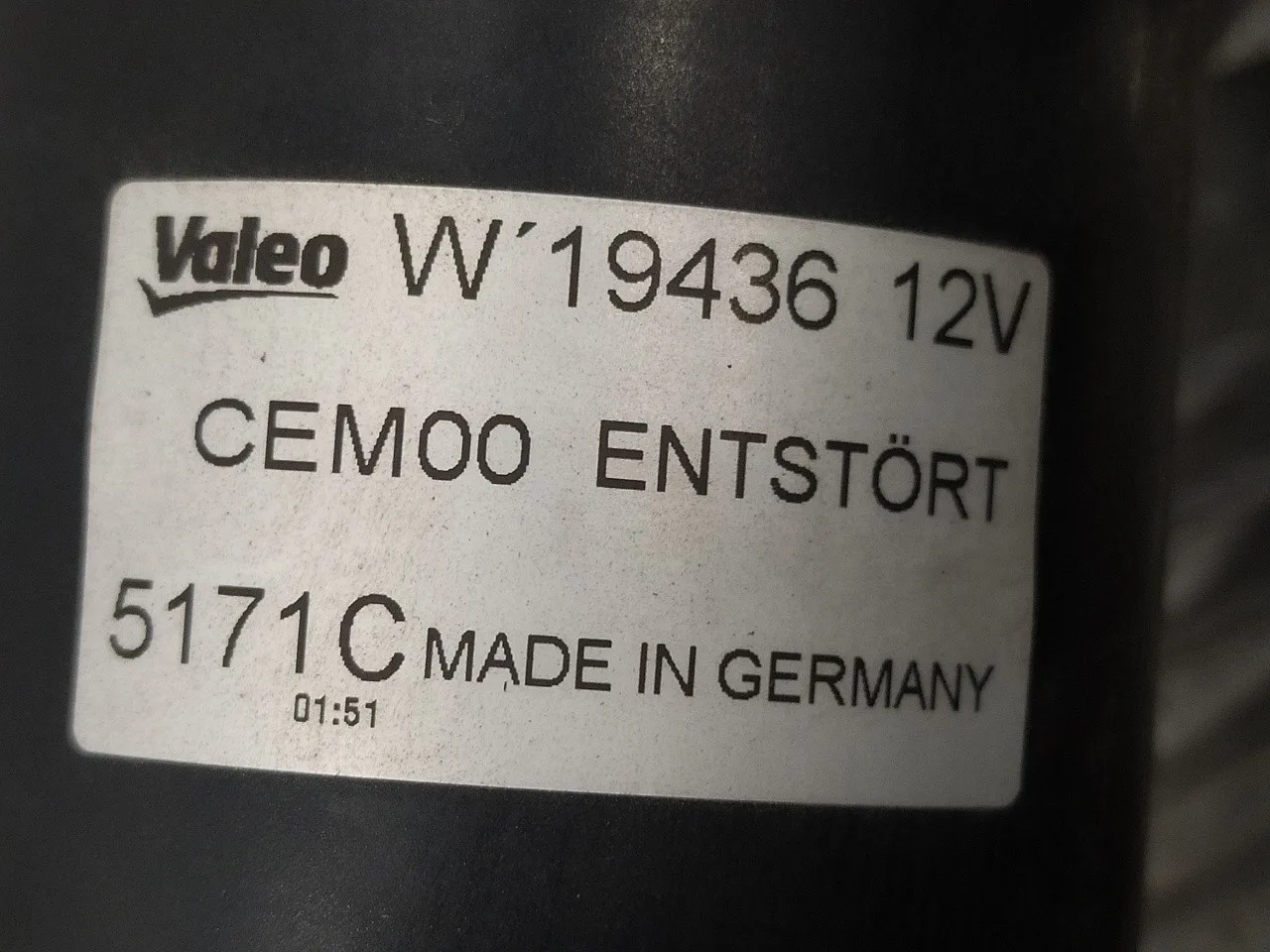 Motor Limpia Delantero para Citroën Ds4