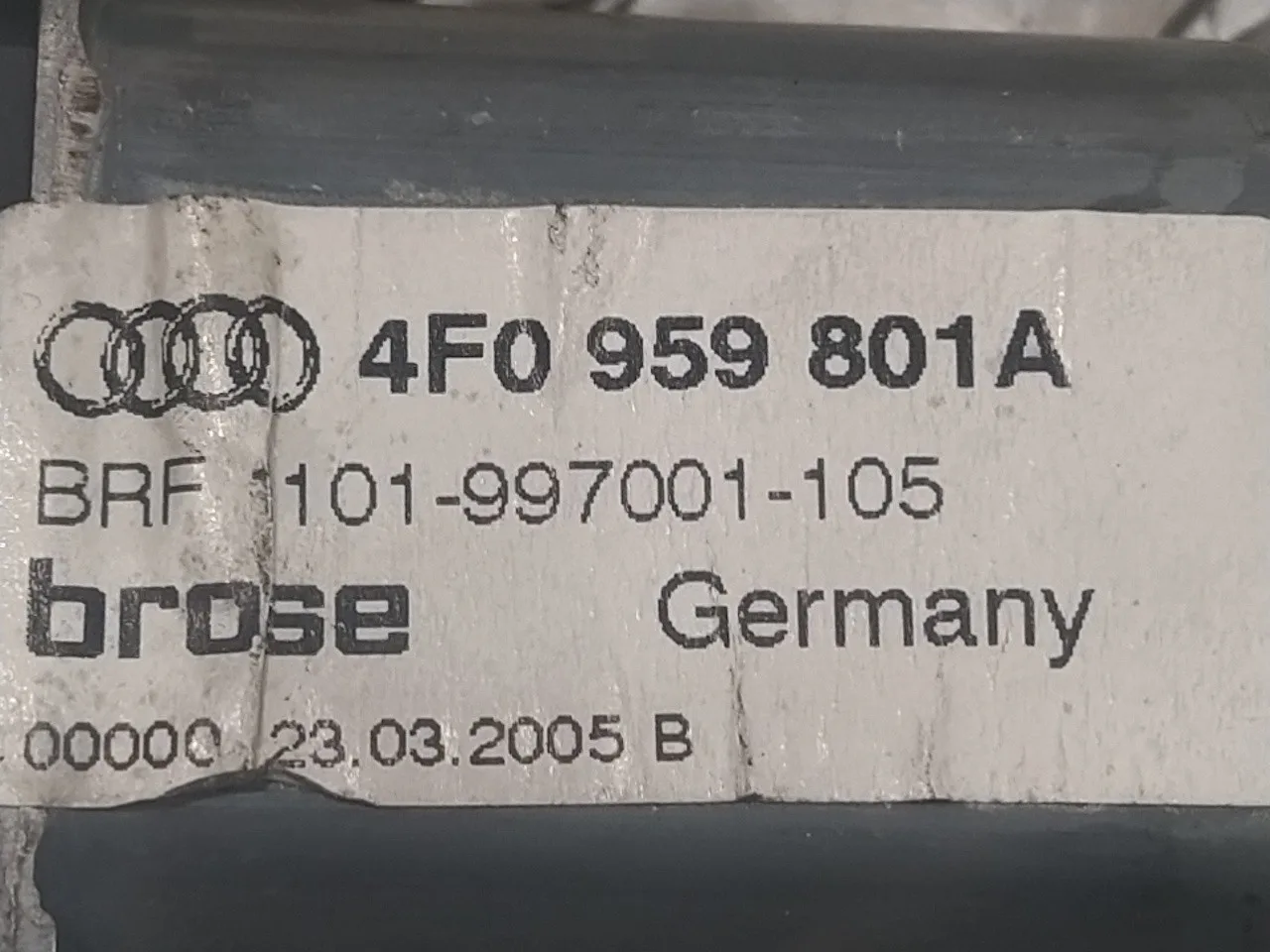 Motor Elevalunas Trasero Izquierdo para Audi A6 Berlina (4F2)
