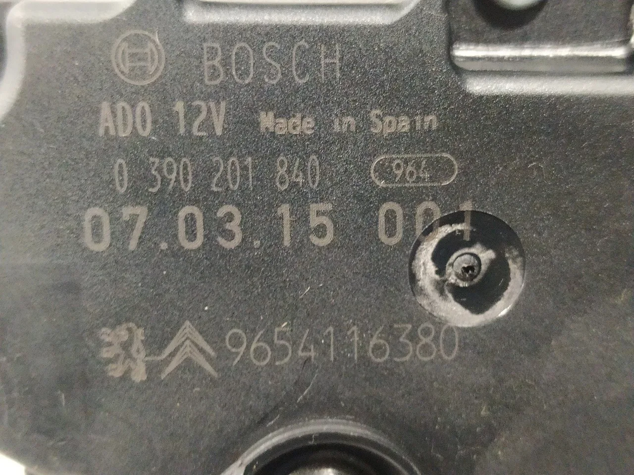 Motor Limpia Trasero para Citroën C4 Picasso