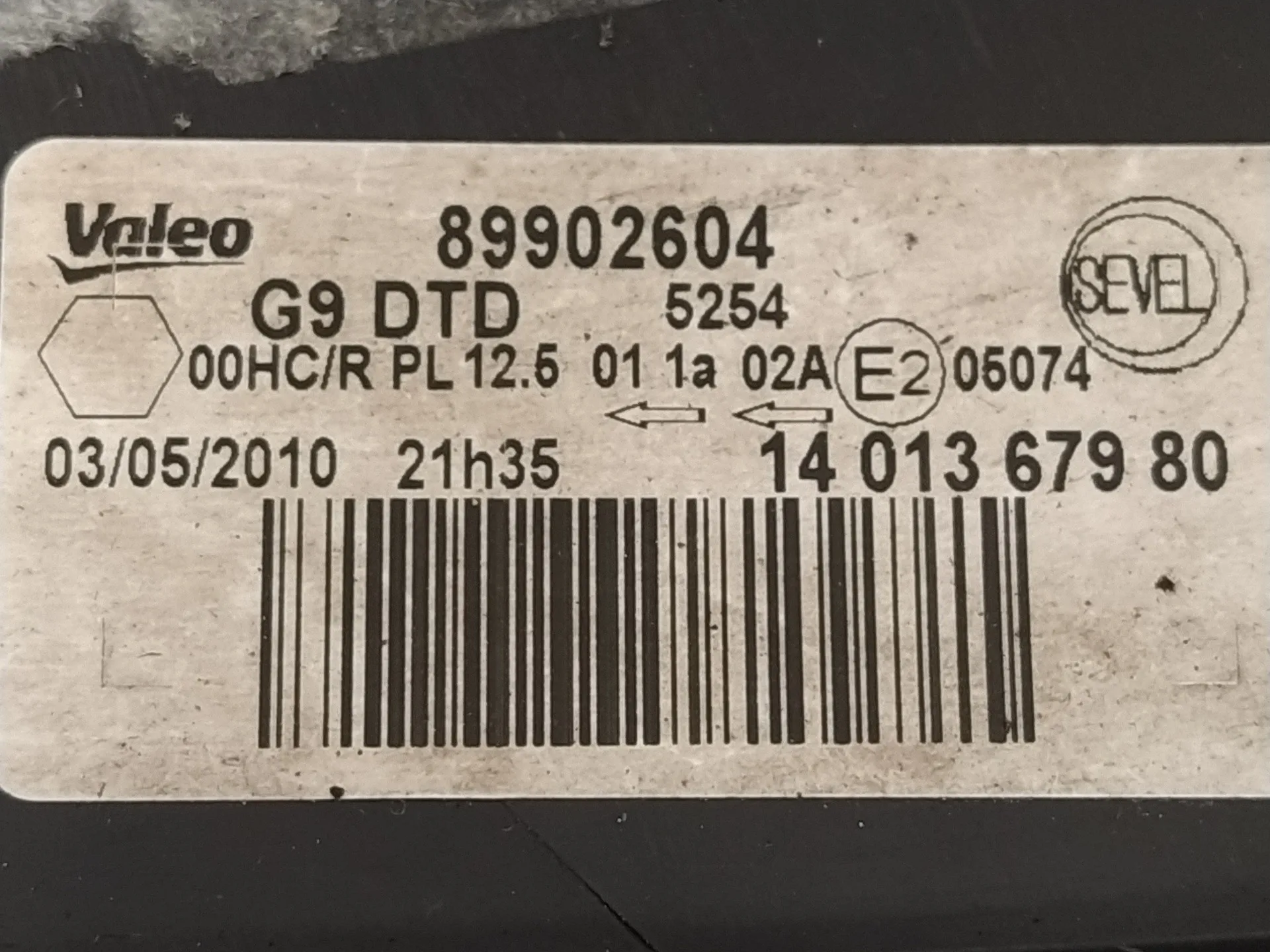 Faro Derecho para Fiat Scudo Combi (272)