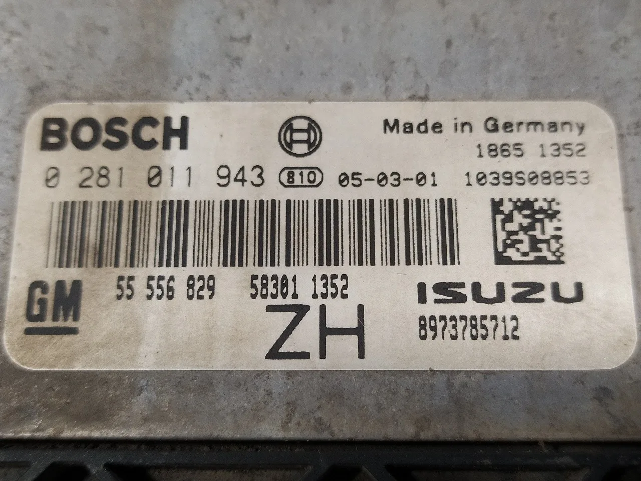 Centralita Motor Uce para Opel Astra Gtc