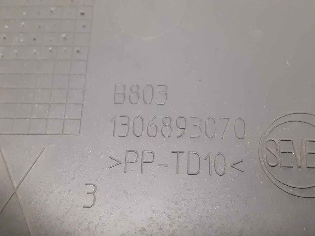 Moldura para Fiat Ducato Caja Cerrada 33, Techo Elevado (06.2006)