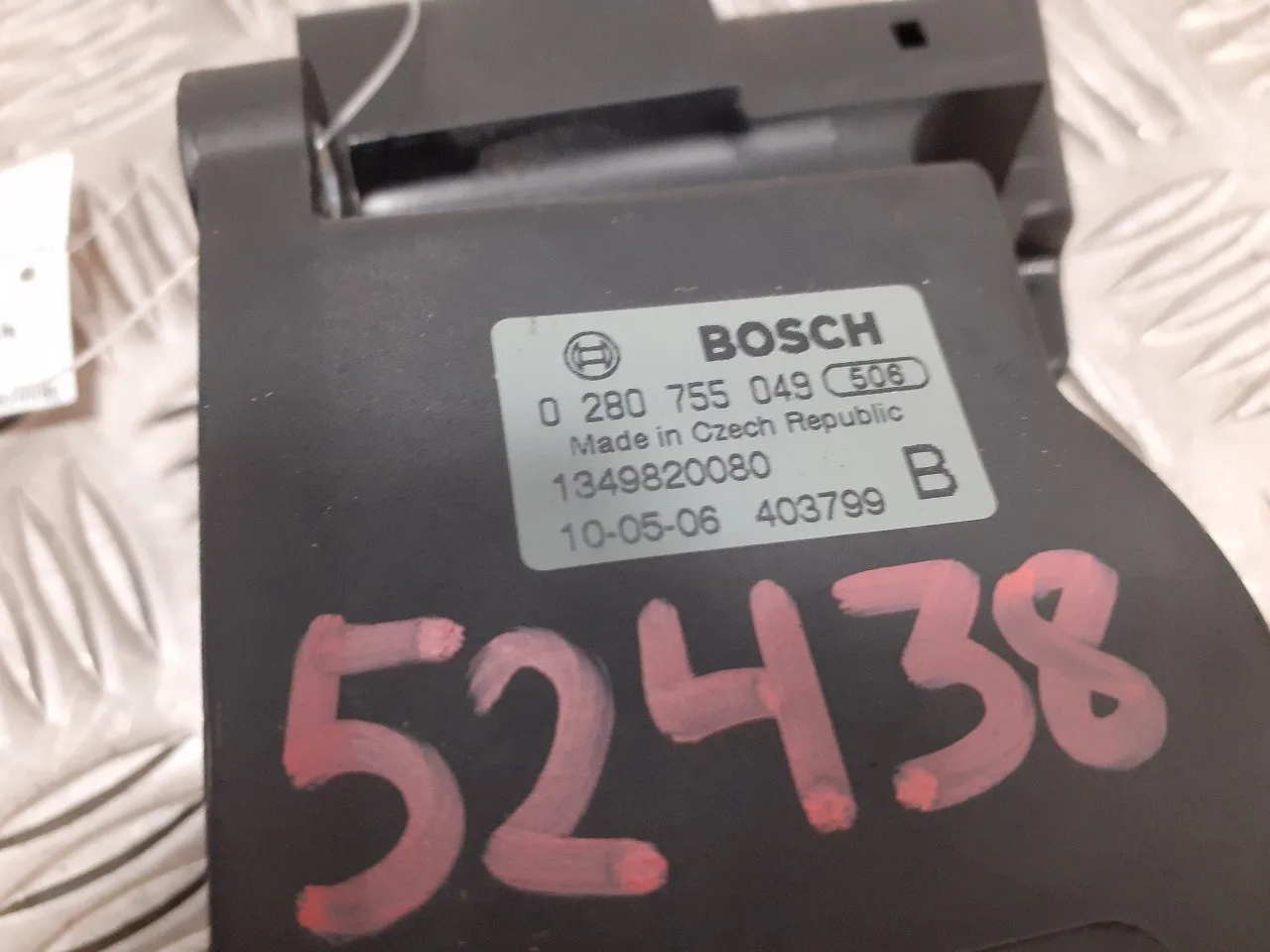 Potenciometro Pedal para Fiat Ducato Caja Cerrada 33, Techo Elevado (06.2006)