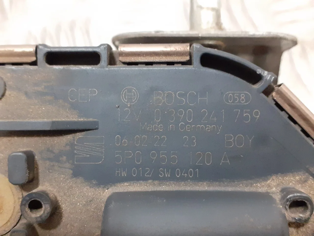 Motor Limpia Delantero para Seat Altea (5P1)