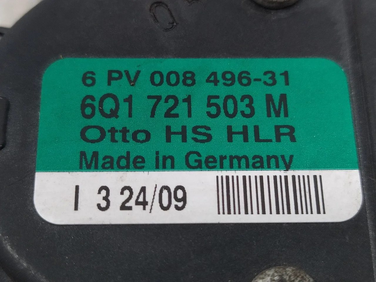 Potenciometro Pedal para Seat Ibiza (6J5)