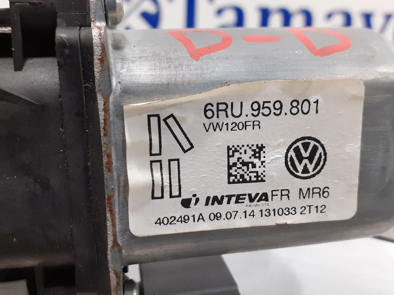 Motor Elevalunas Delantero Derecho para Seat Mii (Kf1)