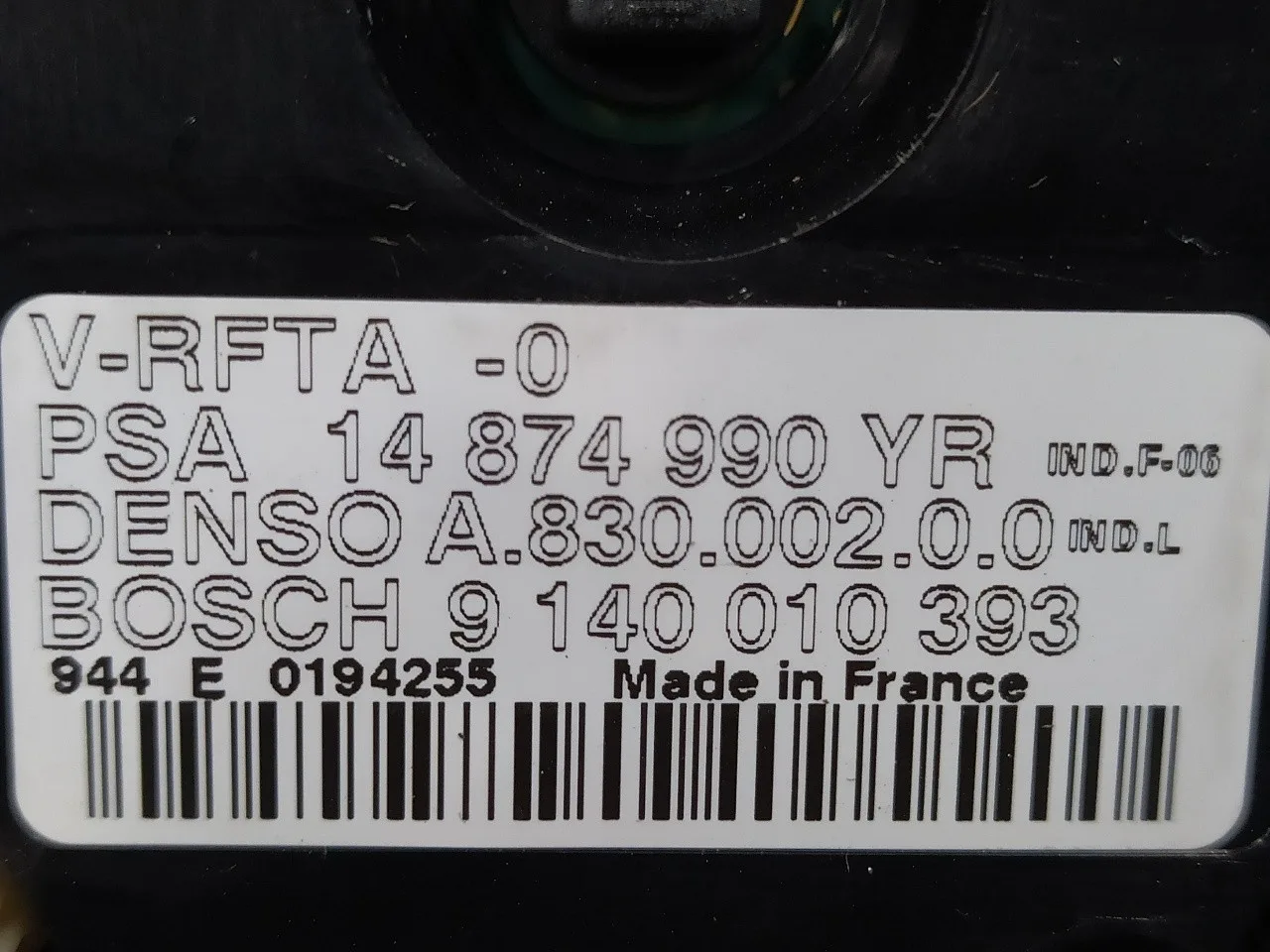 Mando Climatizador para Peugeot 807