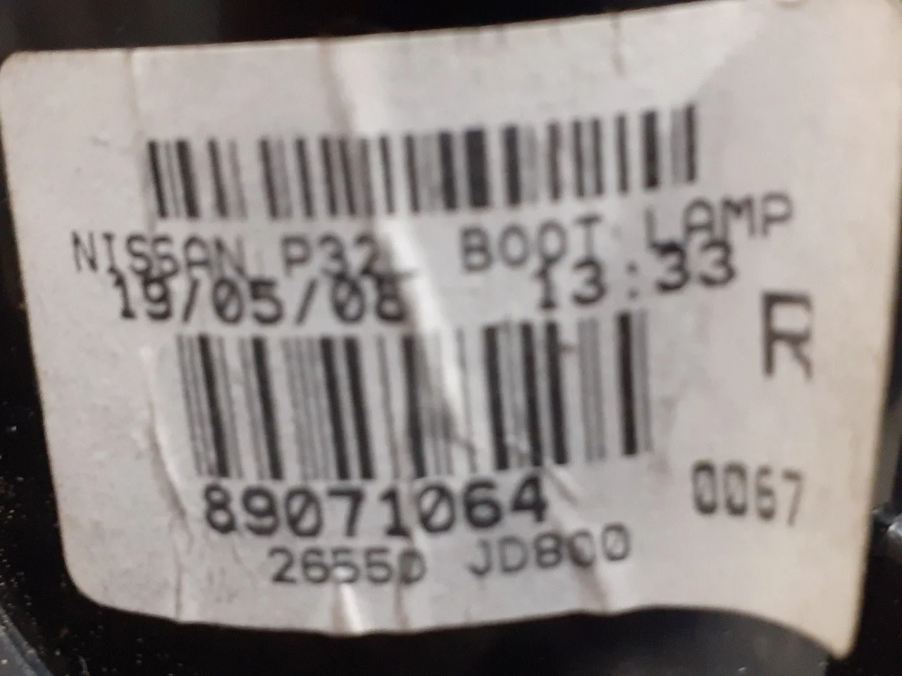 Piloto Trasero Derecho Interior para Nissan Qashqai (J10)