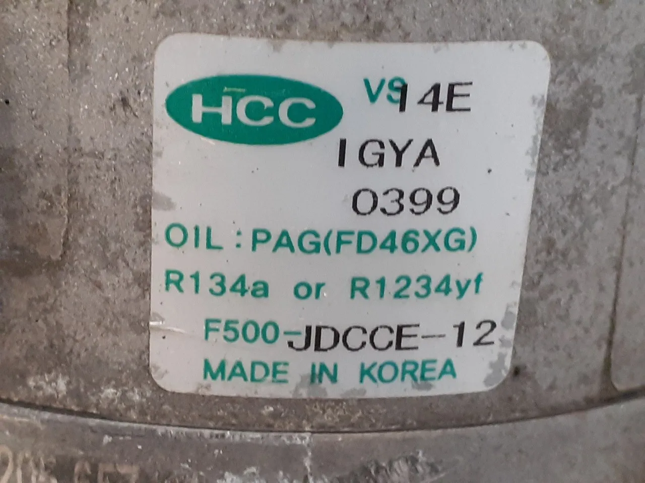 Compresor Aire Acondicionado para Kia Cee'd