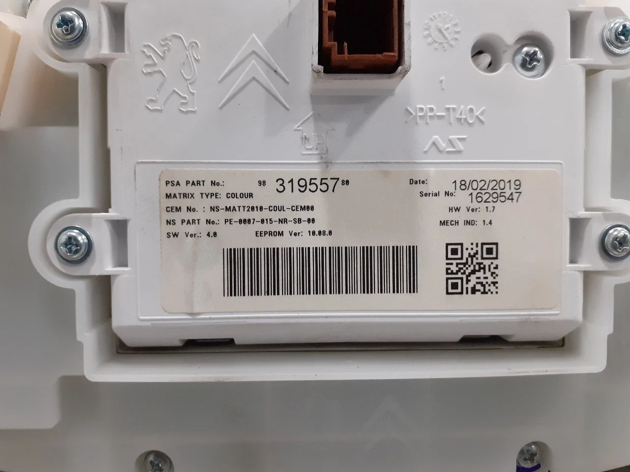 Cuadro Instrumentos para Peugeot 2008 (--.2013->)