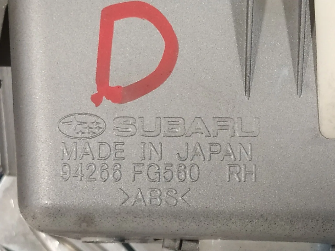 Mando Elevalunas Delantero Derecho para Subaru Forester S12