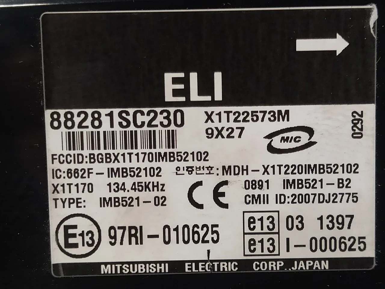 Modulo Electronico para Subaru Forester S12