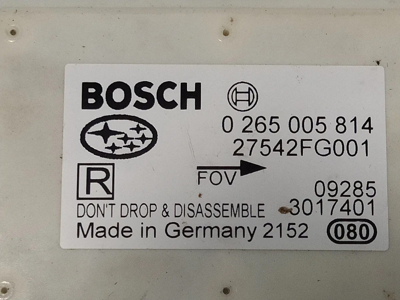 Sensor para Subaru Forester S12