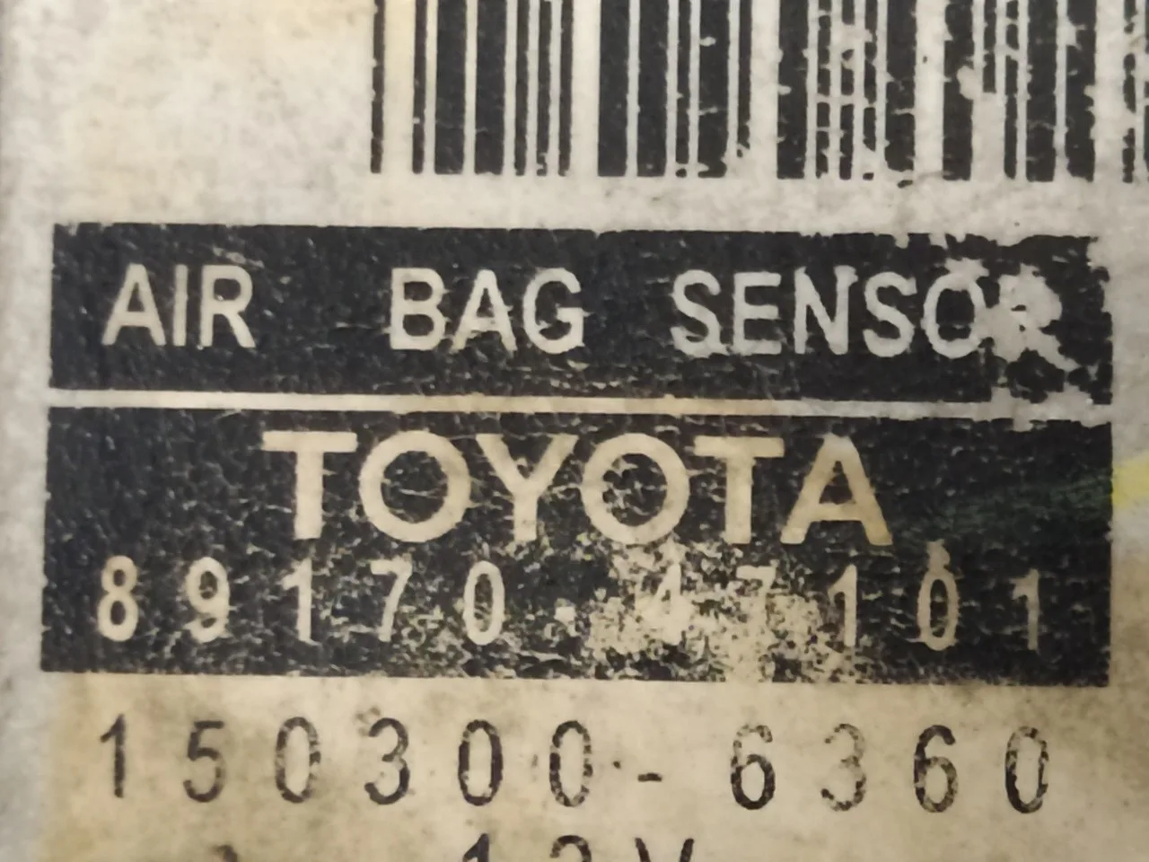 Centralita Airbag para Toyota Prius (Nhw30)