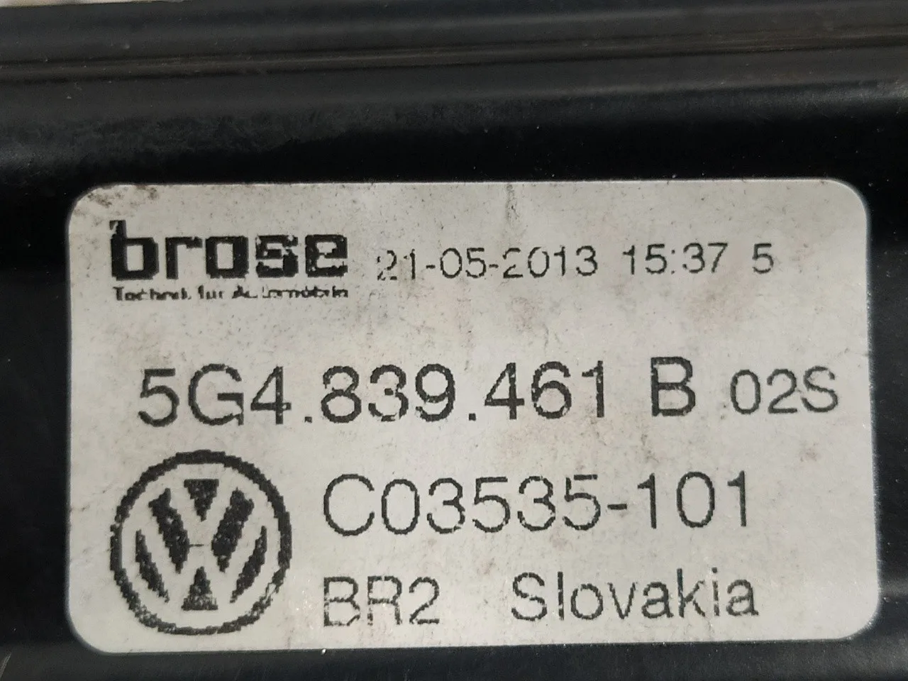 Elevalunas Trasero Izquierdo para Volkswagen Golf Vii Lim.