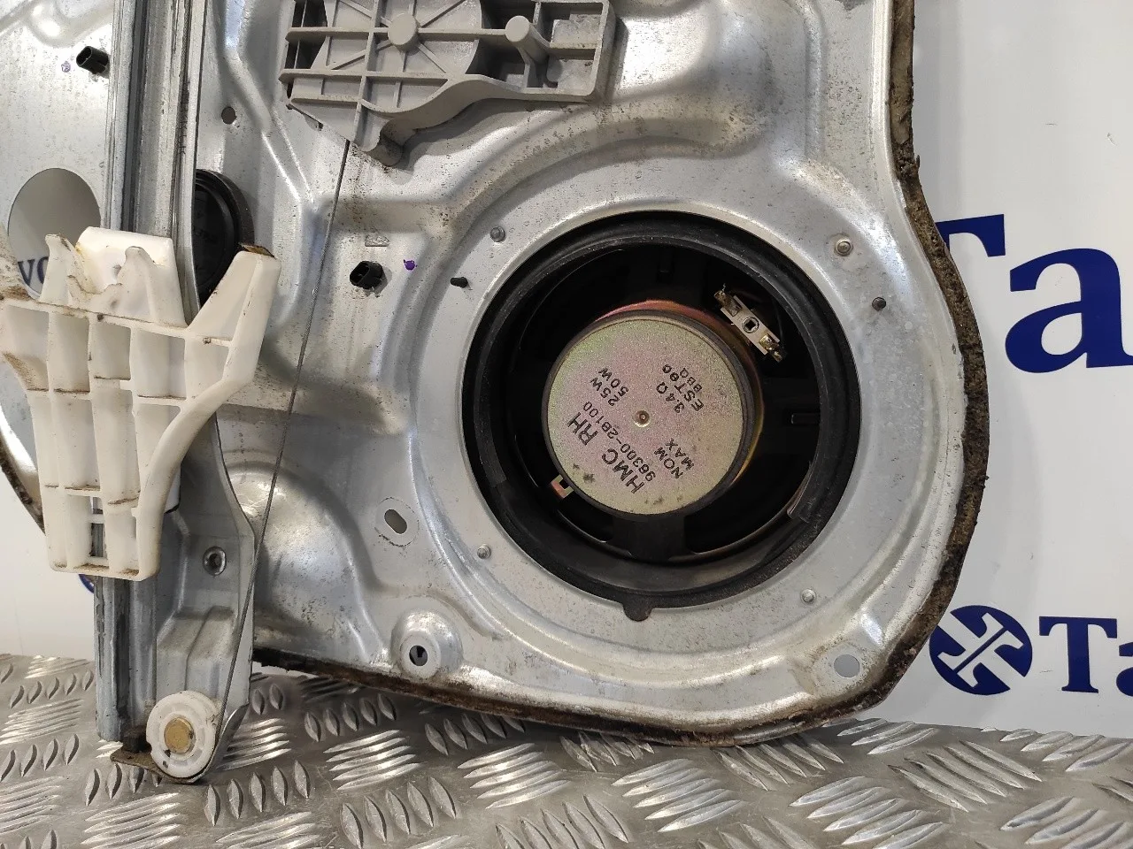 Elevalunas Trasero Derecho para Hyundai Santa Fe (Bm)