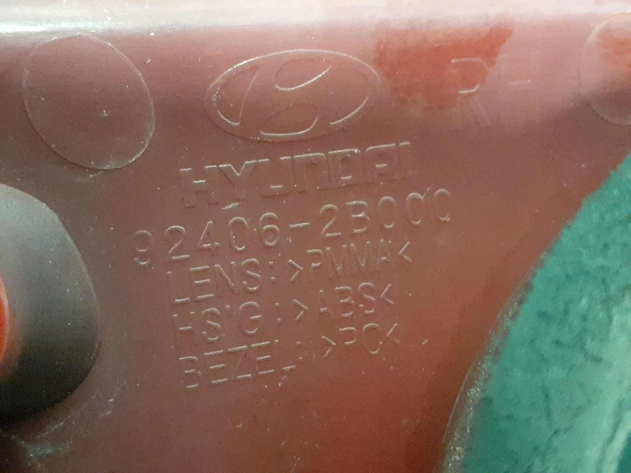 Piloto Trasero Derecho Interior para Hyundai Santa Fe (Bm)