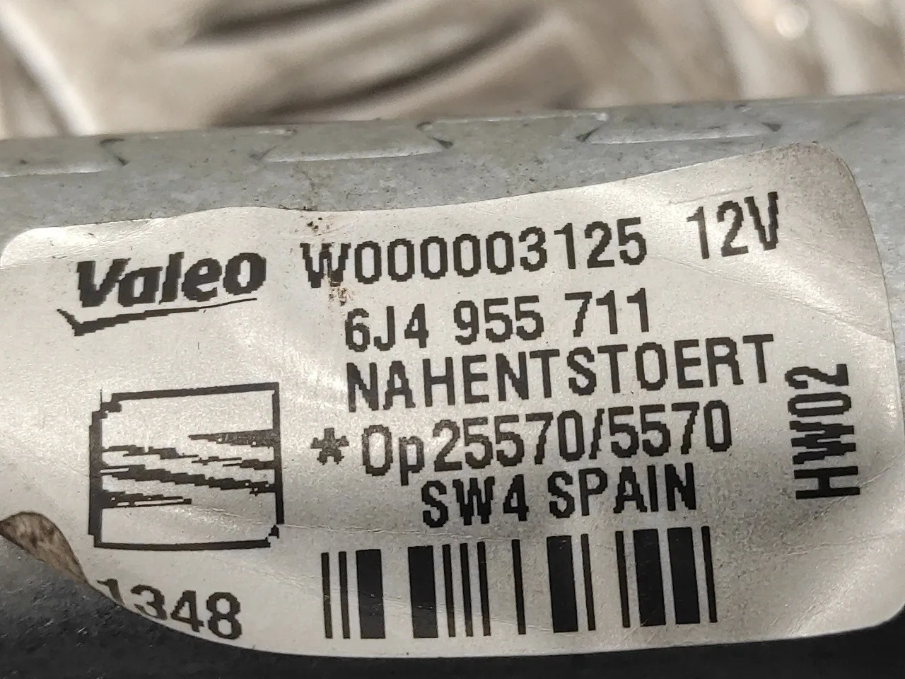 Motor Limpia Trasero para Seat Ibiza (6J5)