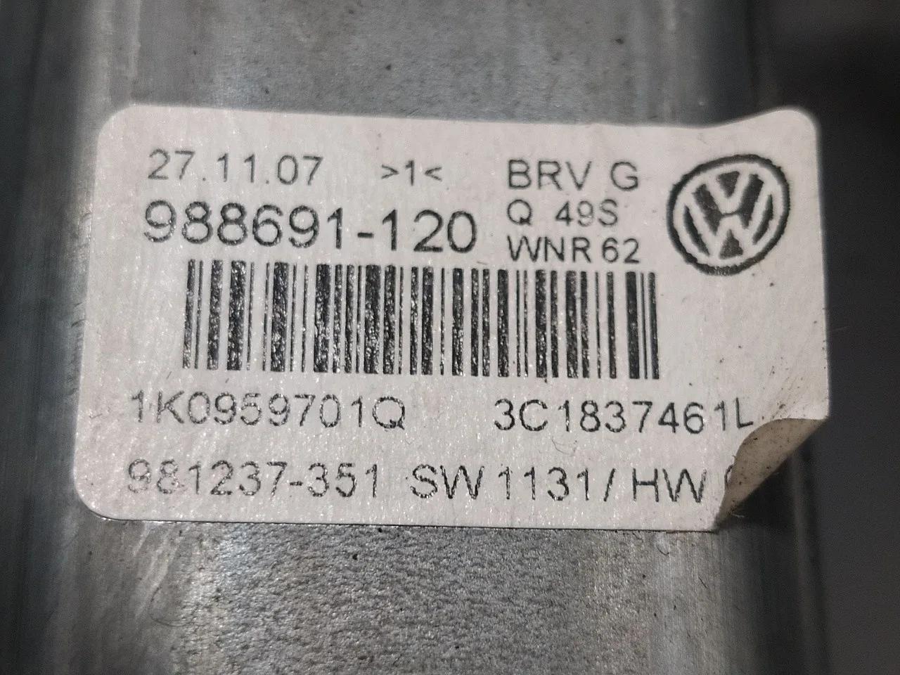 Elevalunas Delantero Izquierdo para Volkswagen Passat Variant (3C5)
