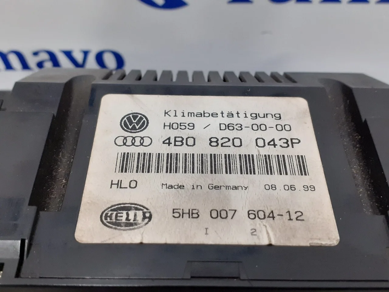 Mando Climatizador para Audi A6 Avant (4B5)